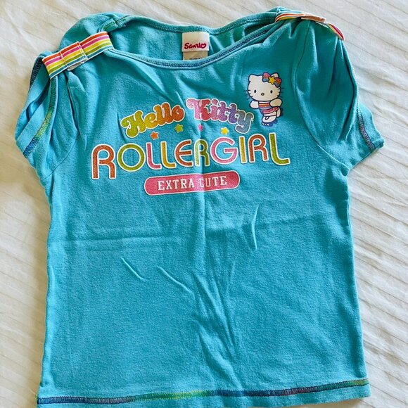 Hello Kitty Matching (Set) Top and Skorts (Shorts/Skirt). SANRIO. - Picture 9 of 14